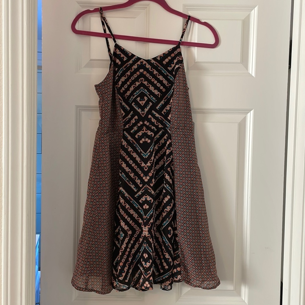 Xhilaration, patterned dress, size small